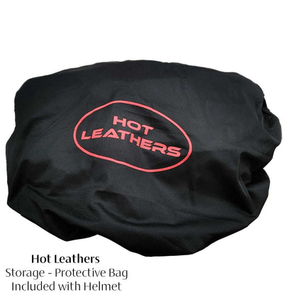 Hot Leathers HLT68-SP Flat Black 'The O.G.' No Logo Motorcycle DOT Skull Cap Half Helmet for Men and Women Biker