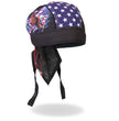 Hot Leathers HWH1017 Flag and Eagle Headwrap