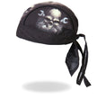 Hot Leathers HWH1054  Skull and Wrench Bones Headwrap