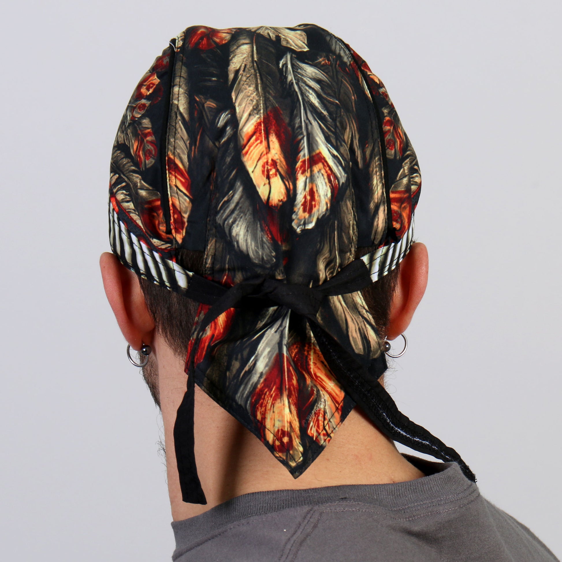 Hot Leathers HWH1065  Native American Headdress Premium Headwrap