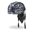 Hot Leathers HWH1072  Death Wings Headwrap