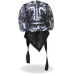 Hot Leathers HWH1072  Death Wings Headwrap