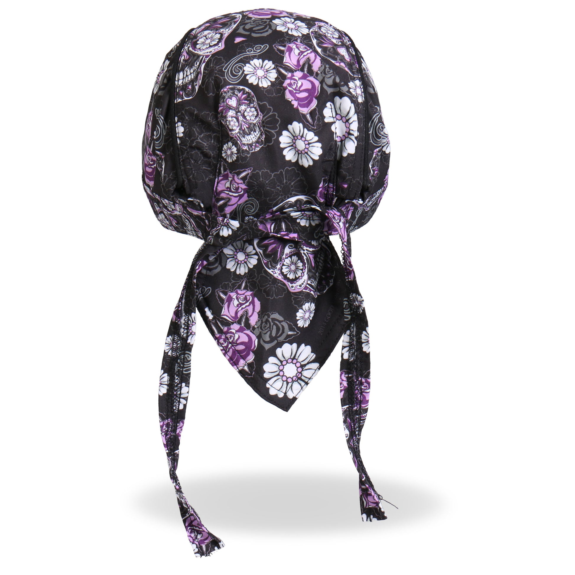 Hot Leathers HWH1078  Sugar Skull Headwrap