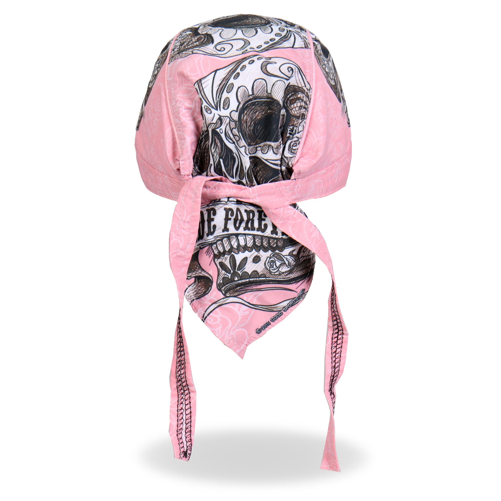 Hot Leathers HWH1087 Banner Skull Headwrap