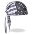Hot Leathers HWH1092 Gray Flag Headwrap