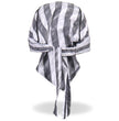 Hot Leathers HWH1092 Gray Flag Headwrap