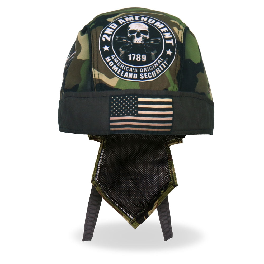 Hot Leathers HWH1094 Camo Skull Headwrap