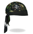 Hot Leathers HWH1094 Camo 2nd Amendment  Homeland Security Skull Headwrap
