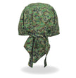 Hot Leathers HWH1095 Camo Skull Pattern Forest Headwrap