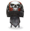 Hot Leathers HWH1098 Jumbo Skull Headwrap