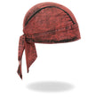 Hot Leathers HWH1106 Rust Dye Denim Headwrap
