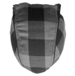 Hot Leathers HWH1110 Gray Buffalo Plaid Headwrap