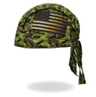 Hot Leathers HWH1112 Camo Flag Headwrap