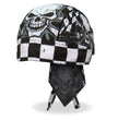 Hot Leathers HWH1115 Checkered Flags Headwrap