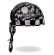 Hot Leathers HWH1115 Checkered Flags Headwrap