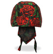 Hot Leathers HWH1119 Roses Headwrap