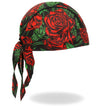 Hot Leathers HWH1119 Roses Headwrap