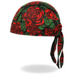 Hot Leathers HWH1119 Roses Headwrap