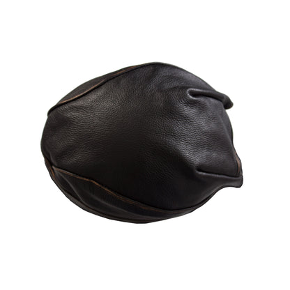 Hot Leathers HWL1008 Brown Rub-Off Seam Leather Headwrap