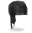 Hot Leathers HWL1010 Black Perforated Leather Headwrap