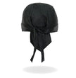 Hot Leathers HWL1010 Black Perforated Leather Headwrap