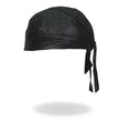 Hot Leathers HWL1010 Black Perforated Leather Headwrap