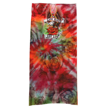 Hot Leathers HWN1010 Tie Dye Lady Rider EZ Tube