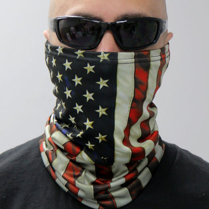 Hot Leathers HWN2005 Vintage Flag Neck Gaiter Mask