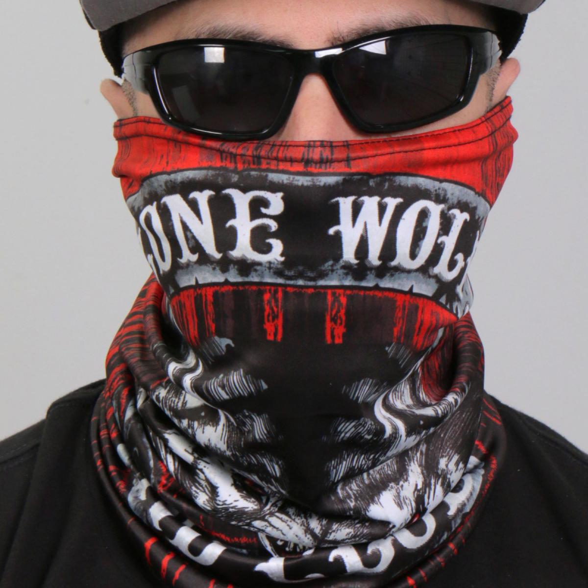 Hot Leathers HWN2024 Lone Wolf Neck Gaiter