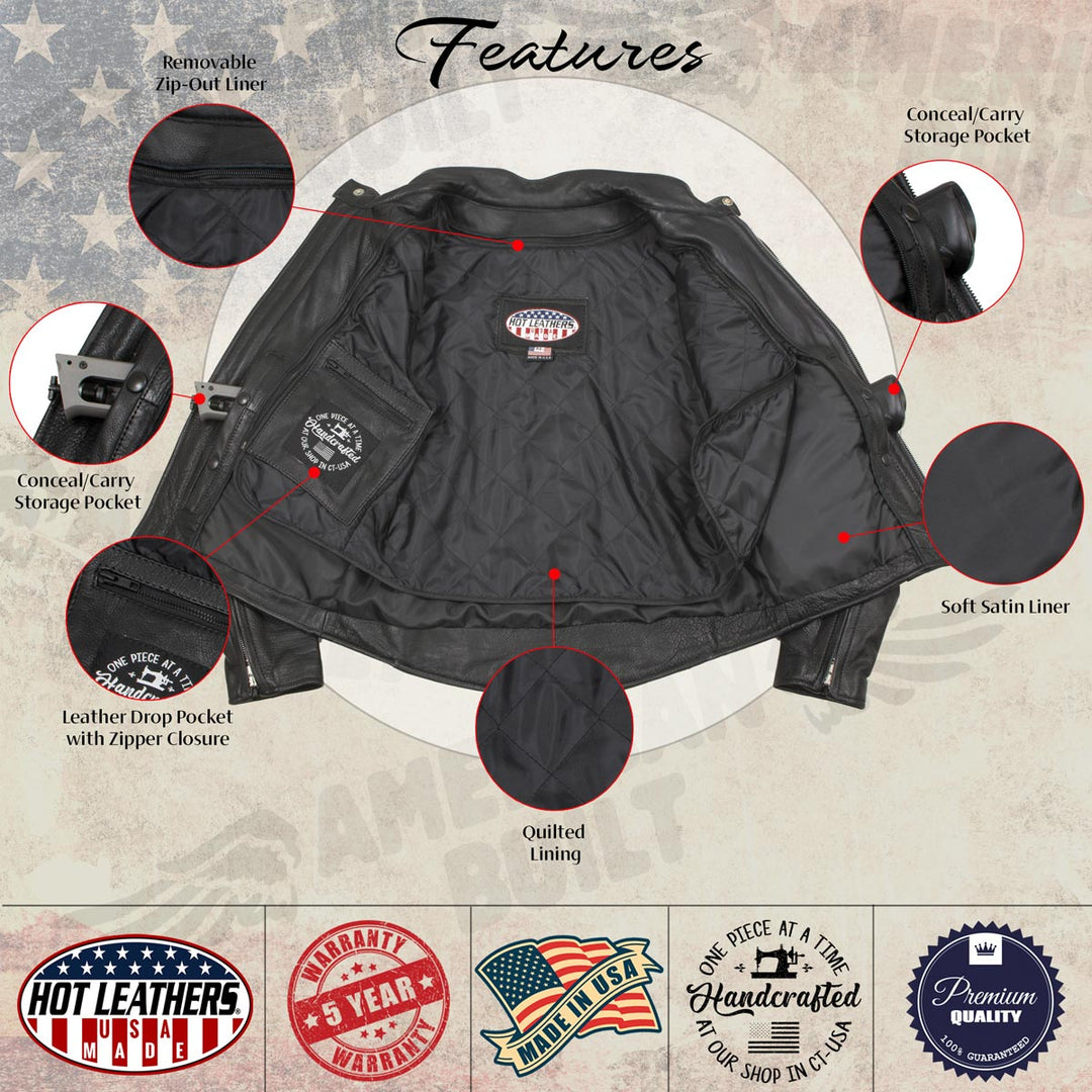 Hot Leathers JKL5001 USA Made Women&