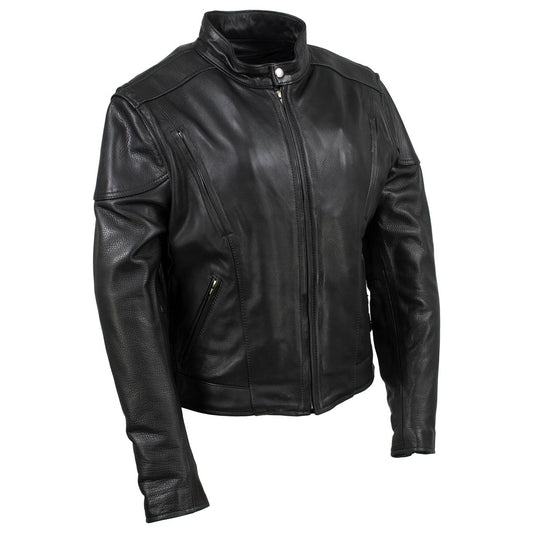 Milwaukee Leather USA MADE MLJKL5001 Women's Black Foxy Premium Motorcycle Leather Jacket with Vents