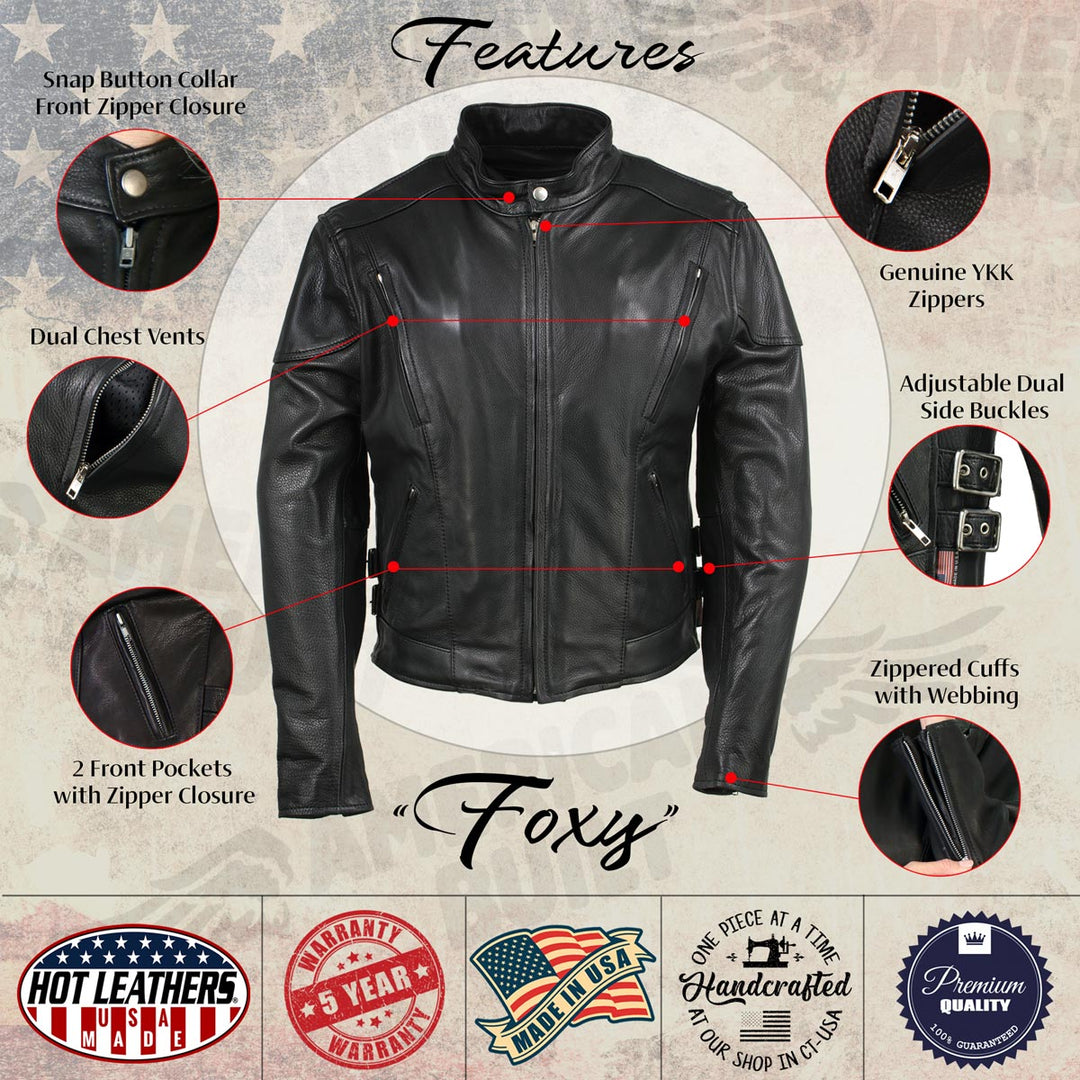 Hot Leathers JKL5001 USA Made Women&