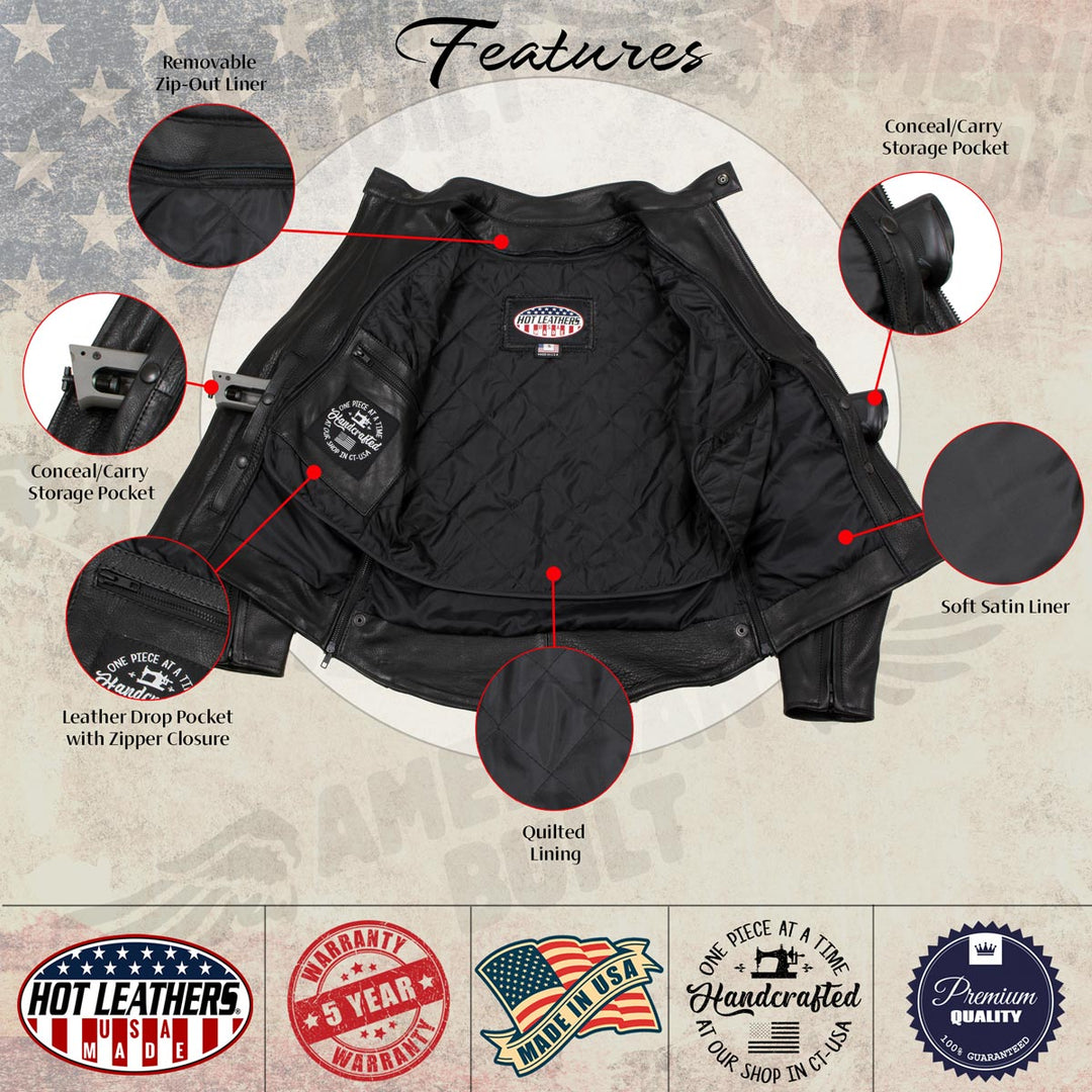 Hot Leathers JKL5002 USA Made Women&