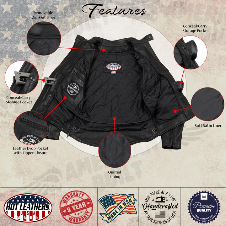 Hot Leathers JKL5002 USA Made Women&