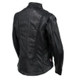 Milwaukee Leather USA MADE MLJKL5002 Women's Black Pristine Premium Motorcycle Leather Jacket