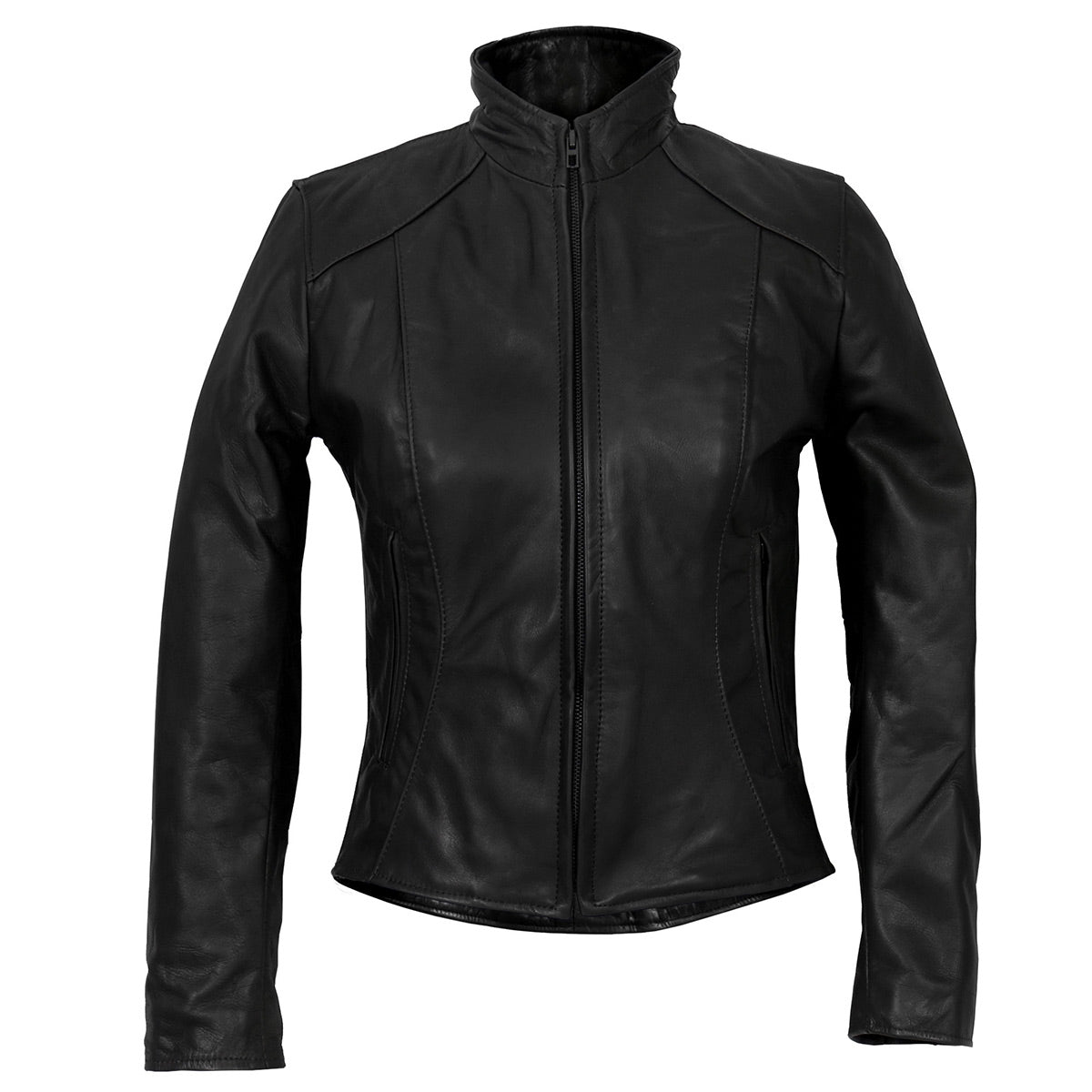 Hot Leathers JKL5003 USA Made Women's Black Clean Cut Leather