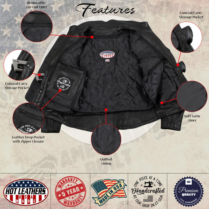 Hot Leathers JKL5003 USA Made Women&