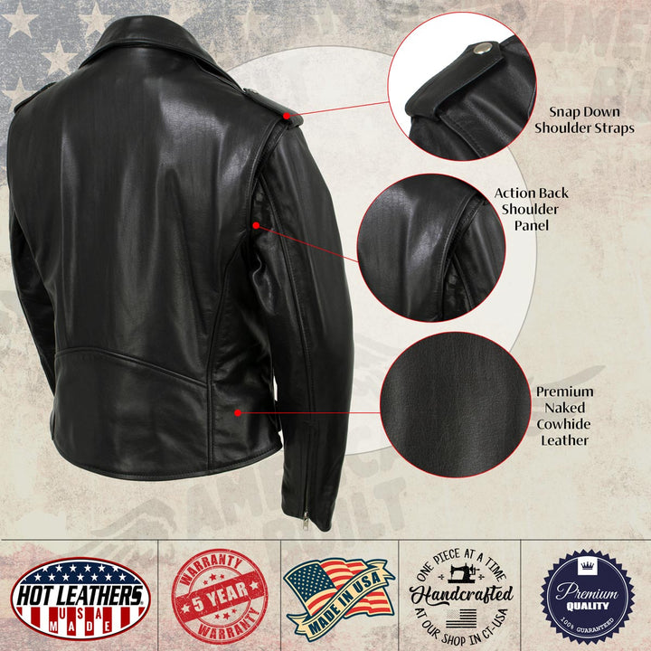 Hot Leathers JKL5004 USA Made Womens &
