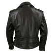 Milwaukee Leather USA MADE MLJKL5004 Women's Black The Flaunt Premium Classic Motorcycle Style Leather Jacket