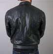 Hot Leathers JKM1005 Men's Black Premium Leather Vented Motorcycle Biker Jacket