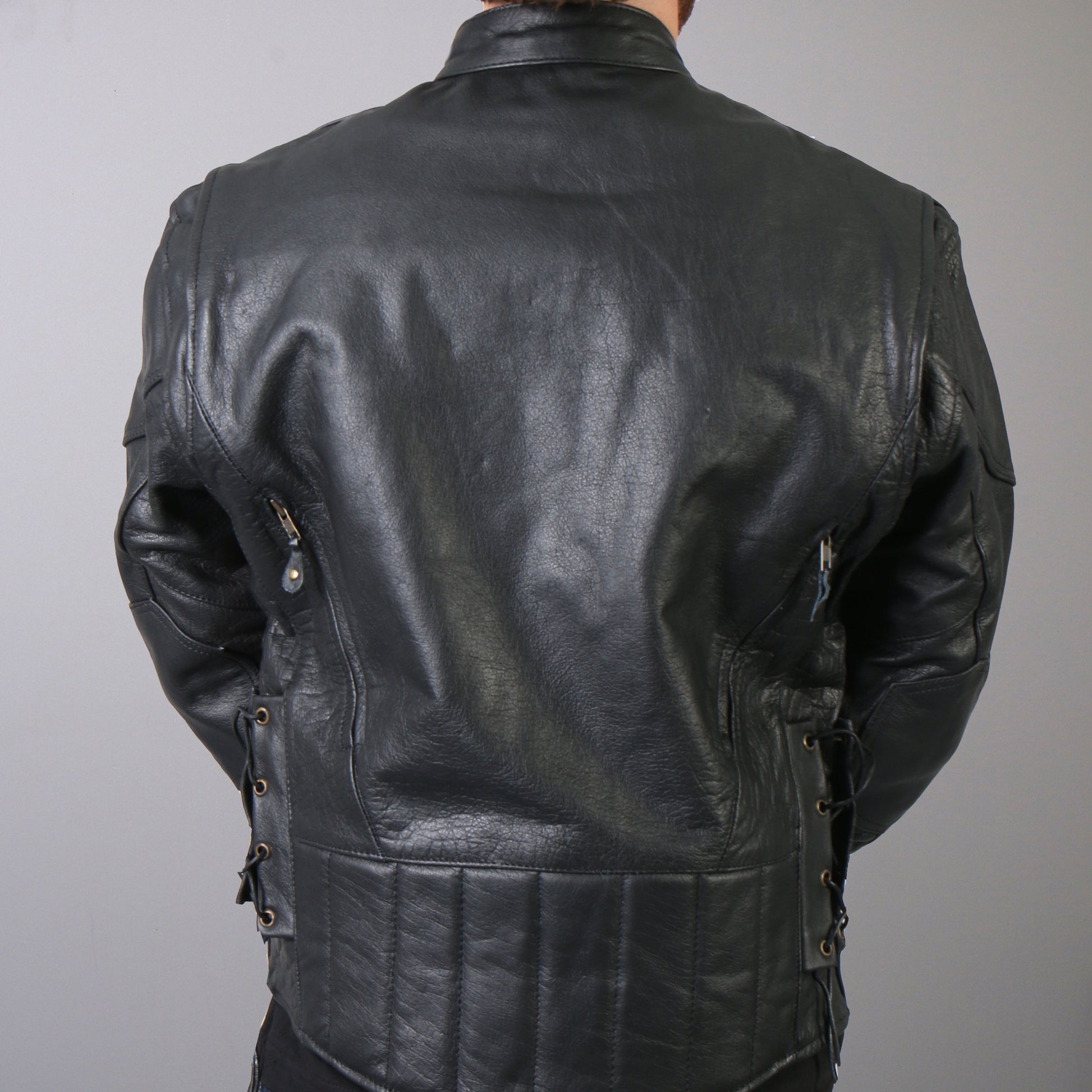 Hot Leathers JKM1010 Men's Vented Leather Jacket