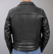 Hot Leathers JKM1022 Mens Motorcycle Leather Jacket with Concealed Carry Pocket