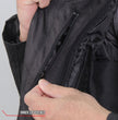Hot Leathers JKM1025 Men’s Black Armored  Nylon Mesh Jacket with Reflective Piping and Concealed Carry Pocket