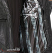 Hot Leathers JKM1032 Men’s Black ‘Skull Flag' Printed Leather Jacket with Concealed Carry Pockets