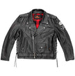 Hot Leathers Men's Bone Riot Leather Motorcycle Jacket - JKM2001