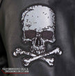 Hot Leathers Men's Bone Riot Black Leather Motorcycle Jacket JKM2001
