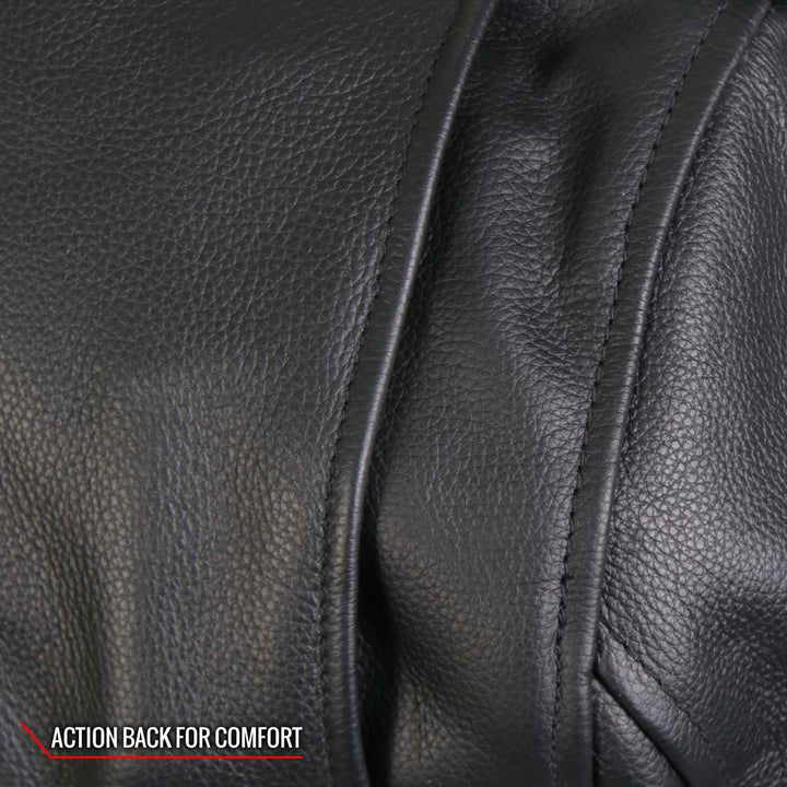 Hot Leathers JKM2001 Men’s Black ‘Skull And Crossbones&