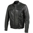 Milwaukee Leather USA MADE MLJKM5001 Men's Black Road Racer Premium Leather Motorcycle Jacket