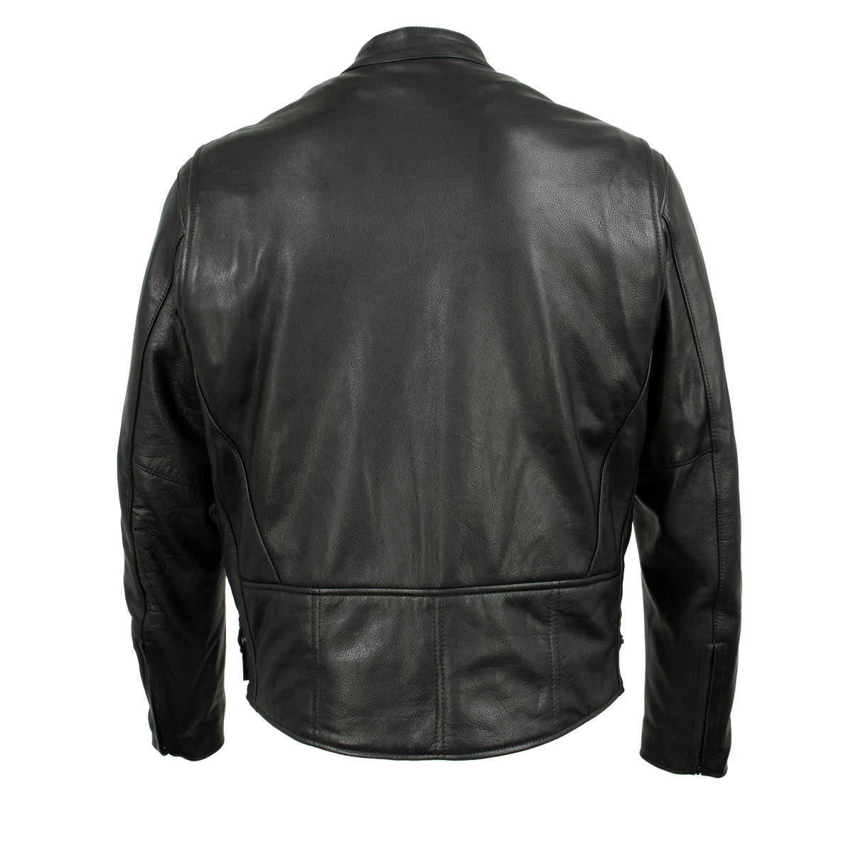 Hot Leathers JKM5001 USA Made Men's 'Road Racer' Premium Leather Motorcycle Jacket