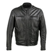 Milwaukee Leather USA MADE MLJKM5001 Men's Black Road Racer Premium Leather Motorcycle Jacket